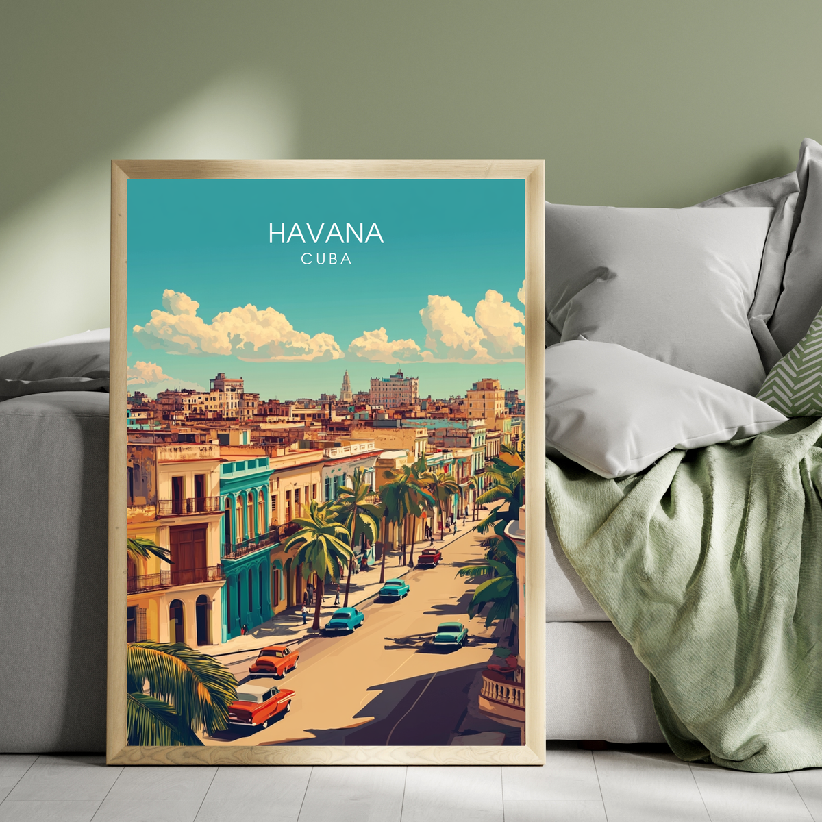 Affiche Havana | Impression déco Cuba | Affiche Cuba