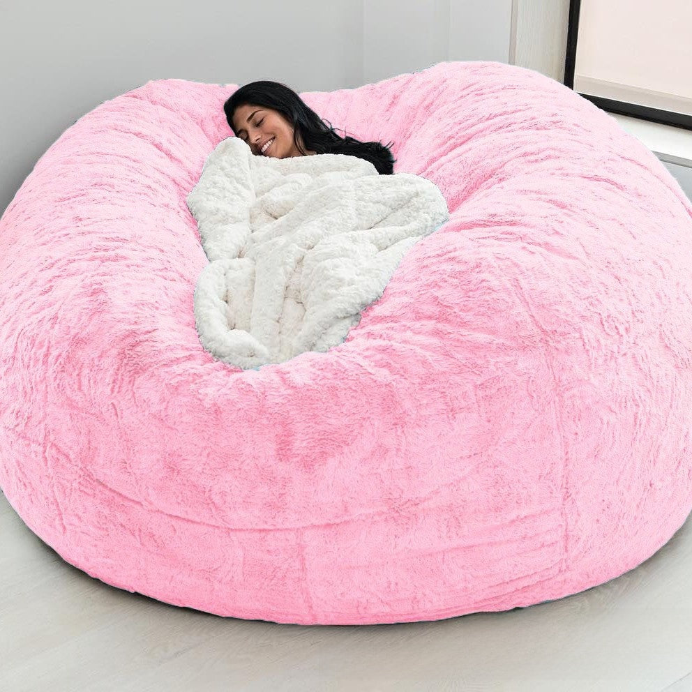 Crystal Velvet Bean Bag Sofa Cover