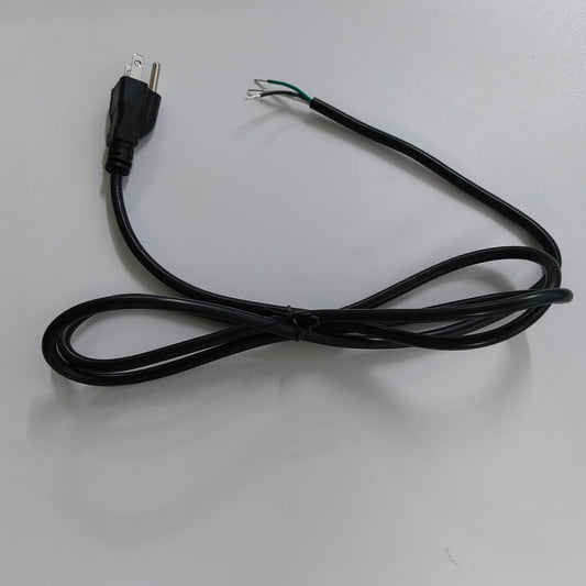Grounded 3-Prong AC Power Cord – 5ft, 18AWG