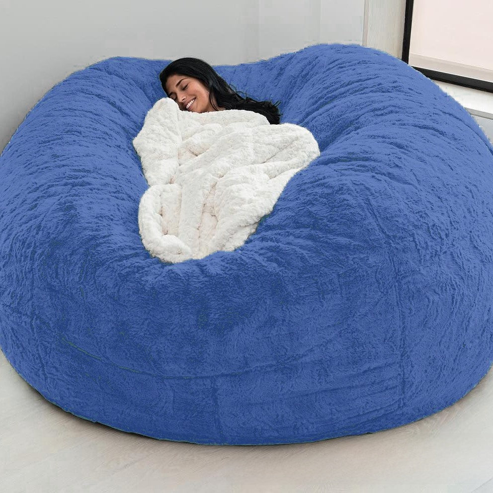 Crystal Velvet Bean Bag Sofa Cover